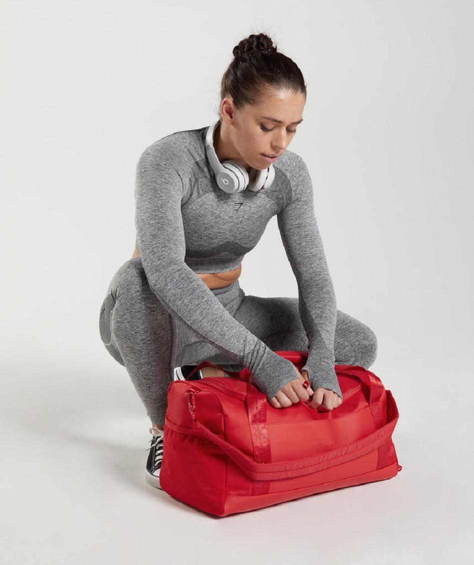 Bolsas Gymshark Small Everyday Holdall Mujer Rojas | CO 3101LIS